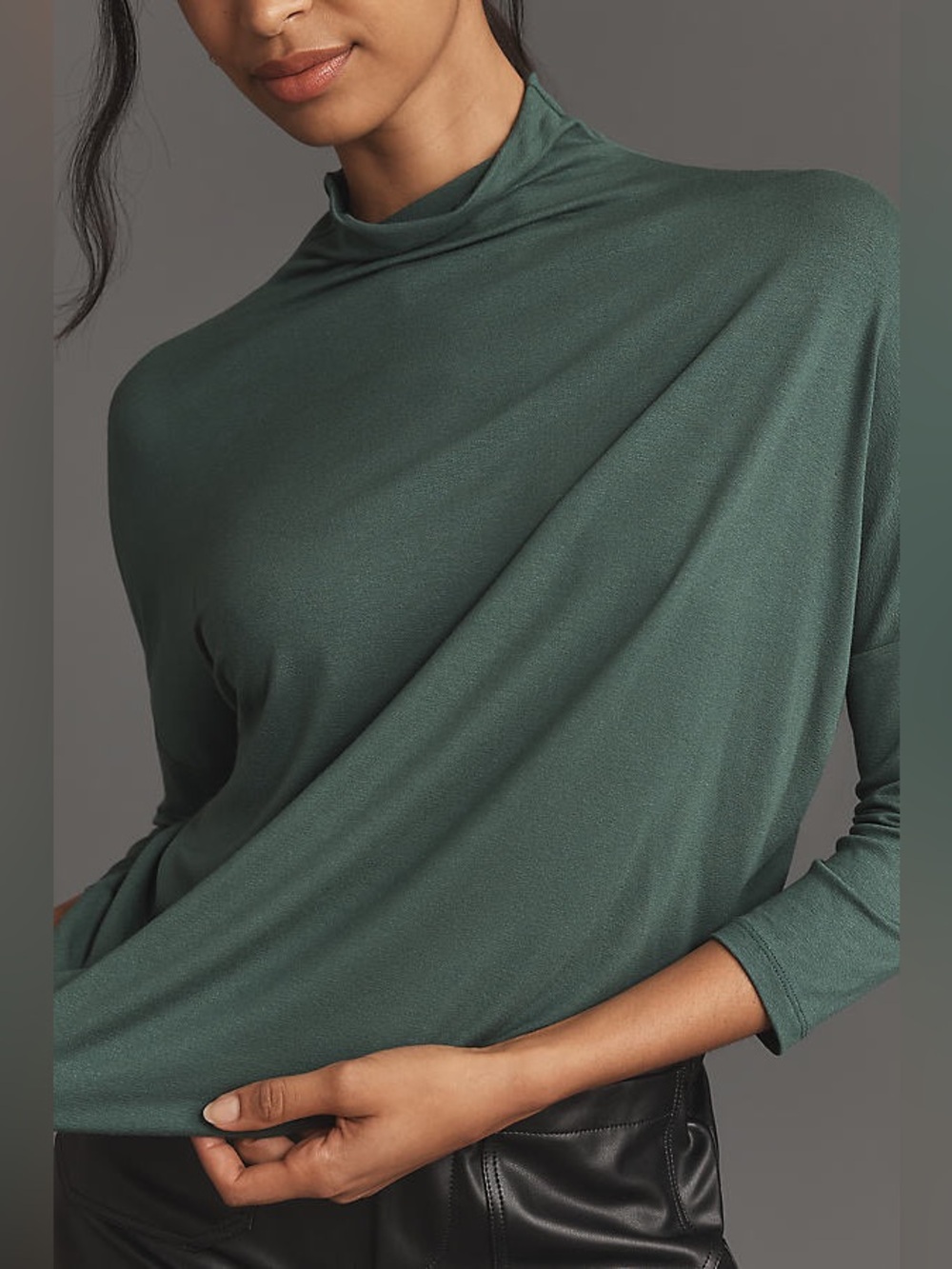 Anthropologie Dolman Turtleneck Top